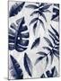 Tropic Indigo Leaves 2-Kimberly Allen-Mounted Art Print