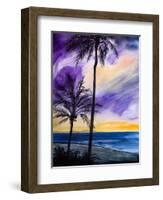 Tropic Nights I-Linda Baliko-Framed Art Print