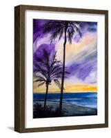 Tropic Nights I-Linda Baliko-Framed Art Print