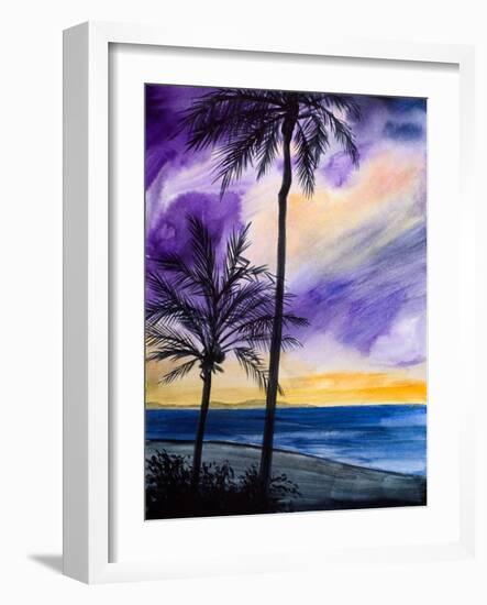 Tropic Nights I-Linda Baliko-Framed Art Print