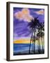 Tropic Nights II-Linda Baliko-Framed Art Print