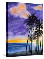 Tropic Nights II-Linda Baliko-Stretched Canvas