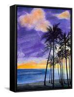 Tropic Nights II-Linda Baliko-Framed Stretched Canvas