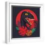 Tropic Raptor-Michael Buxton-Framed Art Print