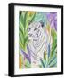 Tropic Tiger I-Annie Warren-Framed Art Print