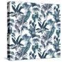 Tropic Toile Marine-Bill Jackson-Stretched Canvas