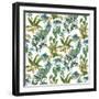 Tropic Toile Spring-Bill Jackson-Framed Giclee Print