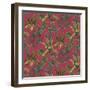 Tropic Toile Tomato-Bill Jackson-Framed Giclee Print