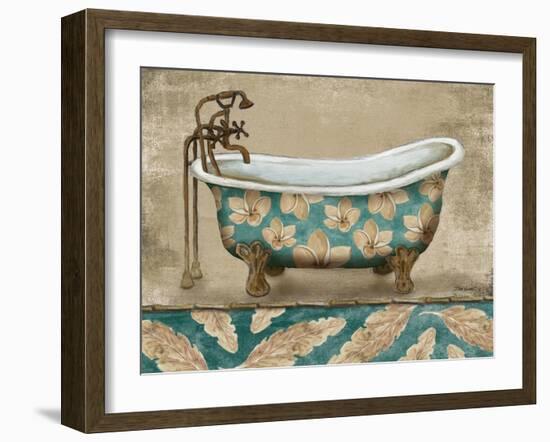 Tropical Bathtub II-Todd Williams-Framed Art Print