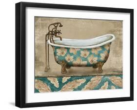 Tropical Bathtub II-Todd Williams-Framed Art Print