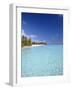 Tropical Beach and Lagoon, Maldives, Indian Ocean, Asia-Sakis Papadopoulos-Framed Photographic Print