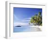 Tropical Beach and Palm Trees, Maldives, Indian Ocean-Danielle Gali-Framed Photographic Print