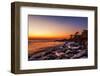 Tropical Beach At Beautiful Sunset. Nature Background-dmitry kushch-Framed Photographic Print