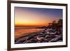 Tropical Beach At Beautiful Sunset. Nature Background-dmitry kushch-Framed Photographic Print