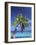 Tropical Beach at Maldives, Indian Ocean-Jon Arnold-Framed Photographic Print