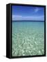 Tropical Beach at Maldives, Indian Ocean-Jon Arnold-Framed Stretched Canvas