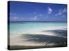 Tropical Beach at Maldives, Indian Ocean-Jon Arnold-Stretched Canvas