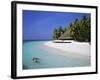 Tropical Beach at Maldives-Jon Arnold-Framed Photographic Print