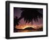 Tropical Beach at Sunset, the Seychelles-Mitch Diamond-Framed Photographic Print