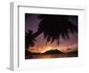 Tropical Beach at Sunset, the Seychelles-Mitch Diamond-Framed Photographic Print