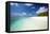 Tropical Beach, Baa Atoll, Maldives, Indian Ocean, Asia-Sakis Papadopoulos-Framed Stretched Canvas