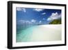 Tropical Beach, Baa Atoll, Maldives, Indian Ocean, Asia-Sakis Papadopoulos-Framed Photographic Print