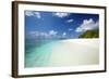 Tropical Beach, Baa Atoll, Maldives, Indian Ocean, Asia-Sakis Papadopoulos-Framed Photographic Print