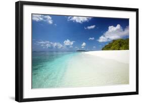 Tropical Beach, Baa Atoll, Maldives, Indian Ocean, Asia-Sakis Papadopoulos-Framed Photographic Print