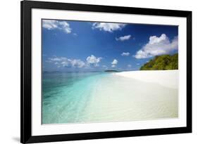 Tropical Beach, Baa Atoll, Maldives, Indian Ocean, Asia-Sakis Papadopoulos-Framed Photographic Print