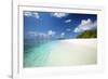 Tropical Beach, Baa Atoll, Maldives, Indian Ocean, Asia-Sakis Papadopoulos-Framed Photographic Print