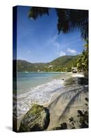 Tropical Beach, Cane Garden Bay, Tortola Island, British Virgin Islands-Massimo Borchi-Stretched Canvas