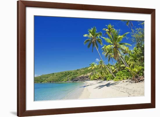 Tropical Beach, Drawaqa Island, Yasawa Island Group, Fiji, South Pacific Islands, Pacific-Marco Simoni-Framed Photographic Print