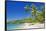 Tropical Beach, Drawaqa Island, Yasawa Island Group, Fiji, South Pacific Islands, Pacific-Marco Simoni-Framed Stretched Canvas