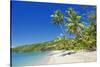 Tropical Beach, Drawaqa Island, Yasawa Island Group, Fiji, South Pacific Islands, Pacific-Marco Simoni-Stretched Canvas