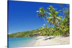Tropical Beach, Drawaqa Island, Yasawa Island Group, Fiji, South Pacific Islands, Pacific-Marco Simoni-Stretched Canvas