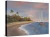 Tropical Beach I-Vivien Rhyan-Stretched Canvas