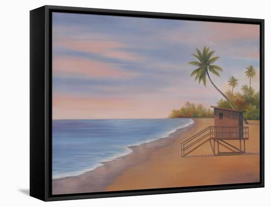 Tropical Beach II-Vivien Rhyan-Framed Stretched Canvas