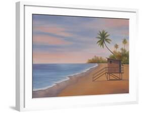 Tropical Beach II-Vivien Rhyan-Framed Art Print