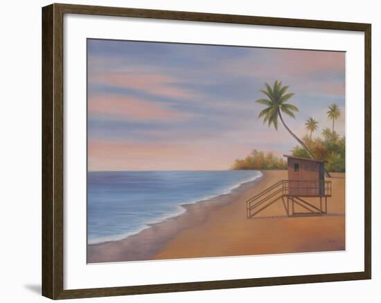 Tropical Beach II-Vivien Rhyan-Framed Art Print