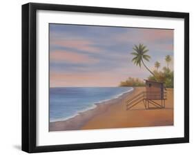 Tropical Beach II-Vivien Rhyan-Framed Art Print