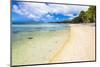 Tropical Beach in Muri Area of Rarotonga, Cook Islands, South Pacific, Pacific-Matthew Williams-Ellis-Mounted Photographic Print