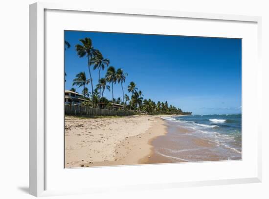 Tropical Beach in Praia Do Forte, Bahia, Brazil, South America-Michael Runkel-Framed Photographic Print