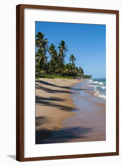 Tropical Beach in Praia Do Forte, Bahia, Brazil, South America-Michael Runkel-Framed Photographic Print