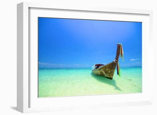 Tropical Beach, Koh Pai in Krabi Thailand-Pongphan Ruengchai-Framed Photographic Print