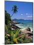 Tropical Beach, La Digue Island, Seychelles-Angelo Cavalli-Mounted Photographic Print