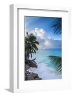 Tropical Beach, La Digue, Seychelles-Jon Arnold-Framed Photographic Print