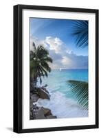 Tropical Beach, La Digue, Seychelles-Jon Arnold-Framed Photographic Print