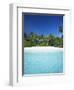 Tropical Beach, Maldives, Indian Ocean, Asia-Sakis Papadopoulos-Framed Photographic Print