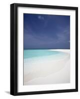 Tropical Beach, Maldives, Indian Ocean, Asia-Sakis Papadopoulos-Framed Photographic Print