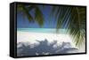 Tropical Beach, Maldives, Indian Ocean, Asia-Sakis Papadopoulos-Framed Stretched Canvas